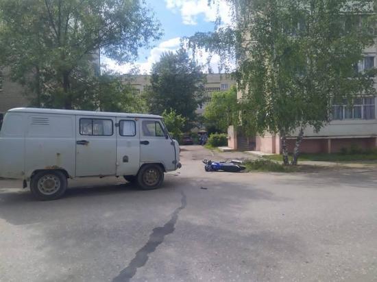 Костромские ДТП: мотоцикл против «буханки»
