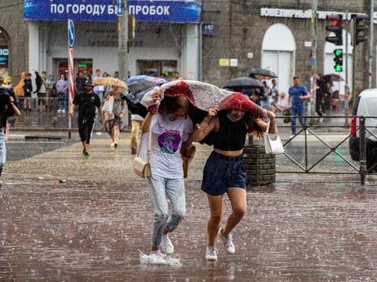 Не забудьте зонтик: дождь с грозой ожидается в Новосибирске в четверг, 23 июня