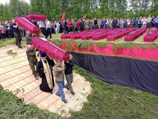 В Тверской области захоронили останки советских воинов