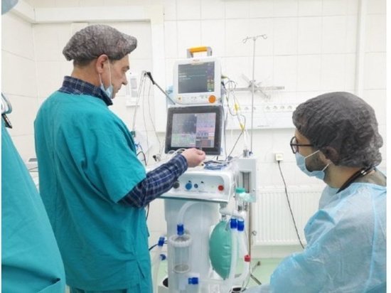 Наркозно-дыхательный аппарат установили в ГКБ №3 в Ижевске