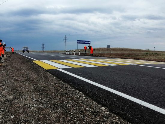 В Астраханской области с опережением завершили ремонт на трассе Камызяк – Тузуклей