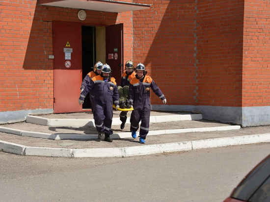 В перинатальном центре Рязани провели пожарные учения