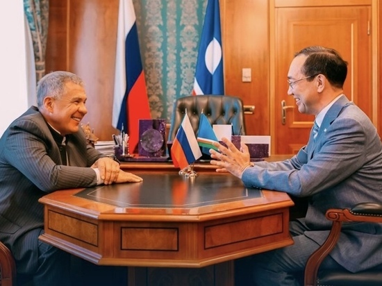 Глава Якутии и президент Татарстана обсудили сотрудничество регионов