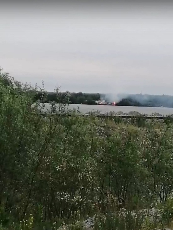 Крупный пожар возник из-за костра близ Лабытнанги