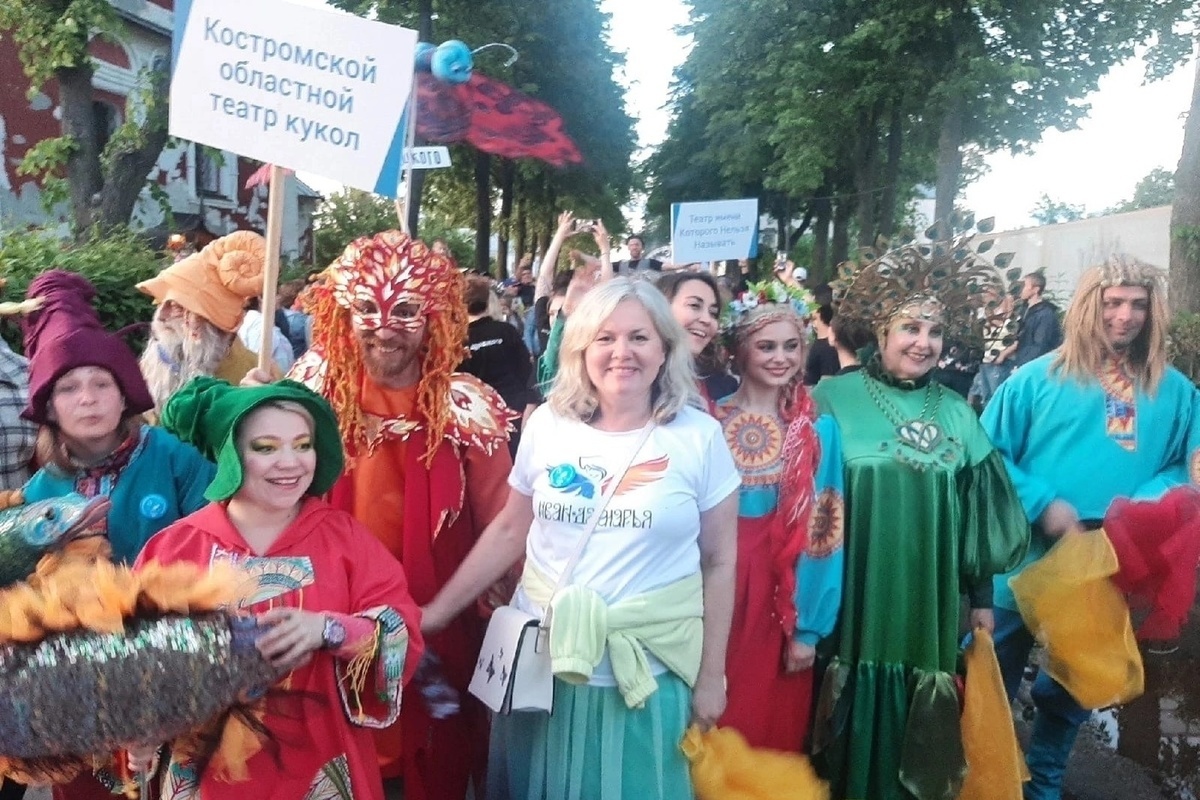 Актеры Костромского театра кукол приняли участие в Первом Всероссийском фестивале уличных театров