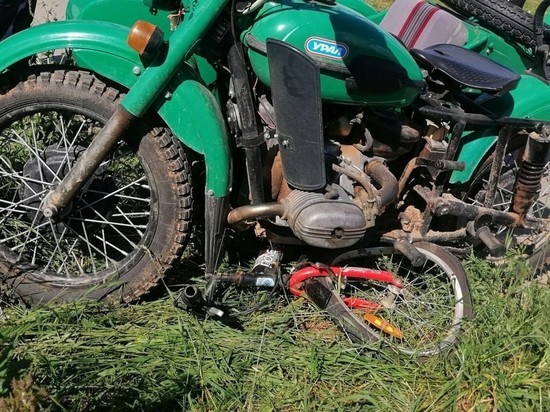 Подросток на мотоцикле сбил ребенка на велосипеде в Татарстане