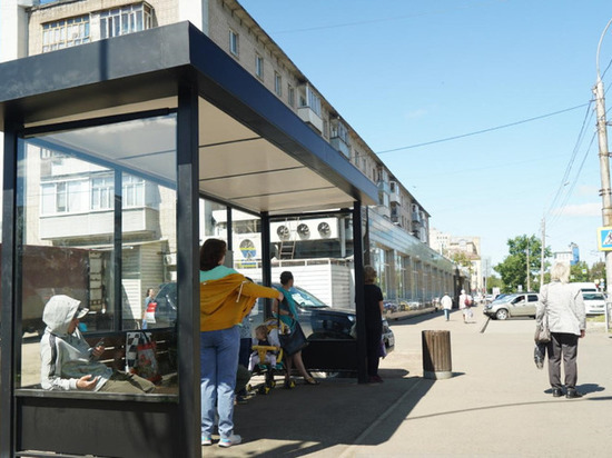 Подарок предпринимателей: новая остановка появилась на ул. Герцена в Вологде