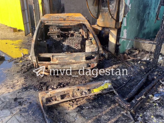 В Дагестане угонщик пострадал в результате взрыва