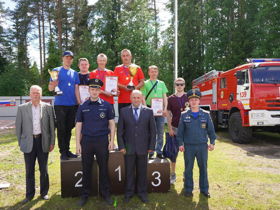 Пожарные из Волховского района выиграли межрегиональные соревнования добровольцев