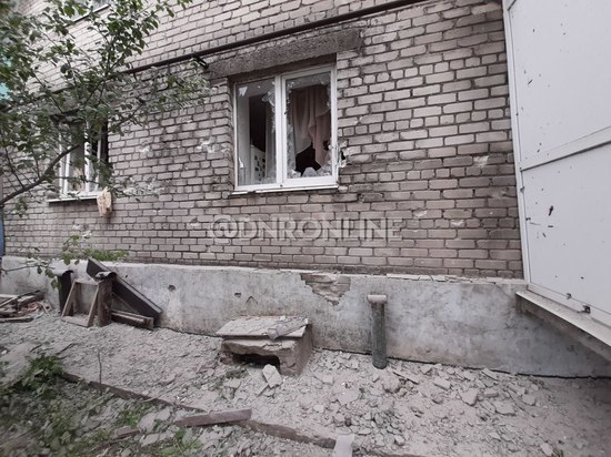 В Куйбышевском районе Донецка от снарядов пострадали жилые дома