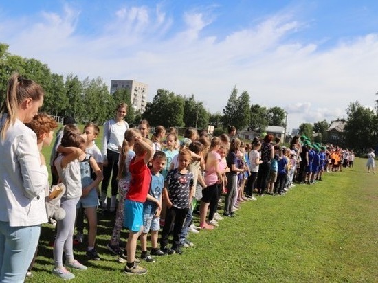 Северодвинские школьники приняли участие в летней спартакиаде