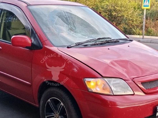 Водитель Mazda сбил пешехода на нерегулируемом переходе в Чите