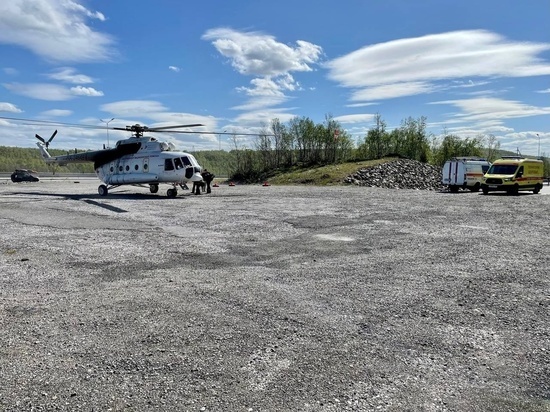 Пострадавшую в Хибинах туристку эвакуировали на вертолете
