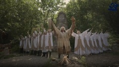Ритуал получения огня "Детей Азии" шаманом в Якутии