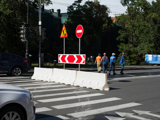 Ремонт трамвайных путей ограничит движение по проспекту Стачек до 15 июля