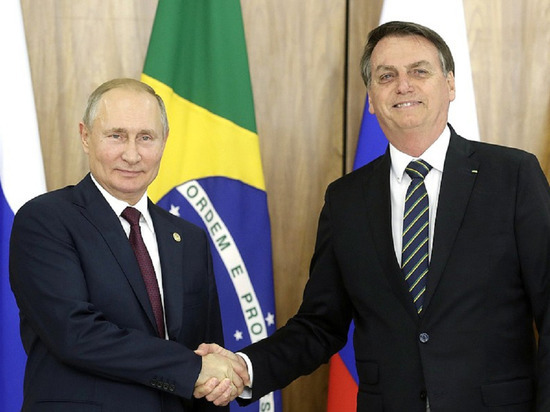 Путин обсудил укрепление партнерства с президентом Бразилии
