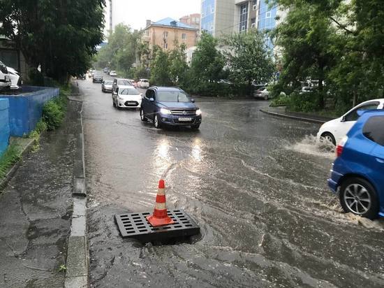 Из-за шторма жители Владивостока остались без электричества