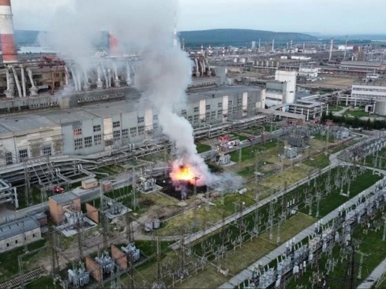 В Ангарске горел трансформатор на ТЭЦ-9
