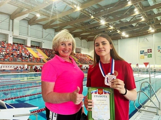Пловчиха из Серпухова стала призером Международных соревнований