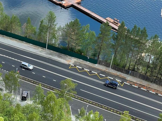 В Хакасии благоустроили дорогу на подъезде к эстрим-парку Мраморка