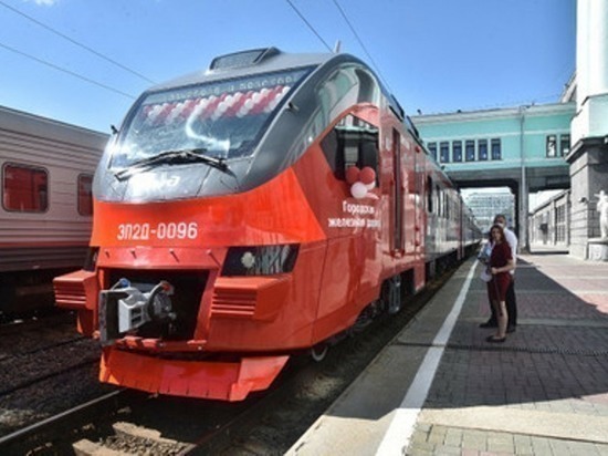 Новый поезд запустили в Омске