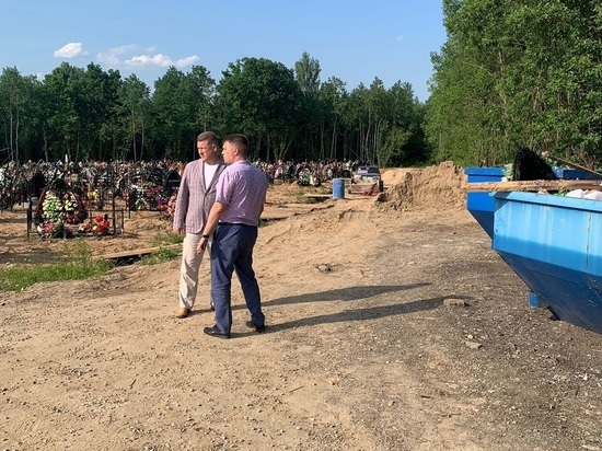 На Литвиновском кладбище Калуги расчистят дополнительные участки