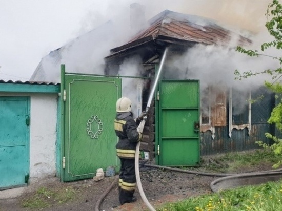 Пожарные в Каргаске спасли хозяина горевшего дома