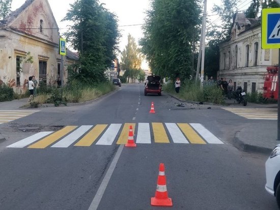 Ребёнок пострадал в столкновении «LADA» с мотоциклом в Тверской области