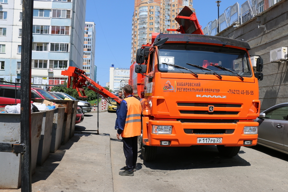 Регоператор по вывозу мусора приступил к работе в Хабаровском крае - МК  Хабаровск