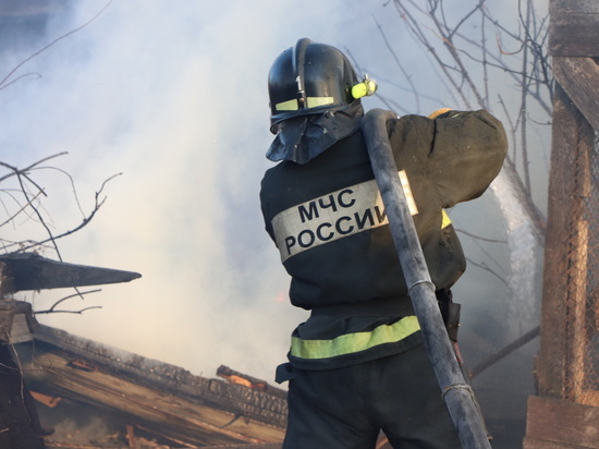 В Ивановской области сгорел очередной садовый домик