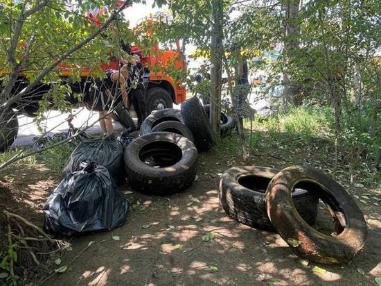 Власти Читы уберут гаражи с берега Кайдаловки из-за мусора в реке