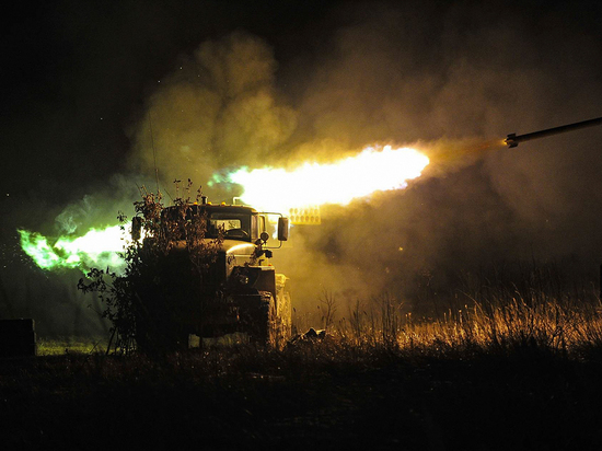 Российские военные уничтожили батарею украинских «Градов»