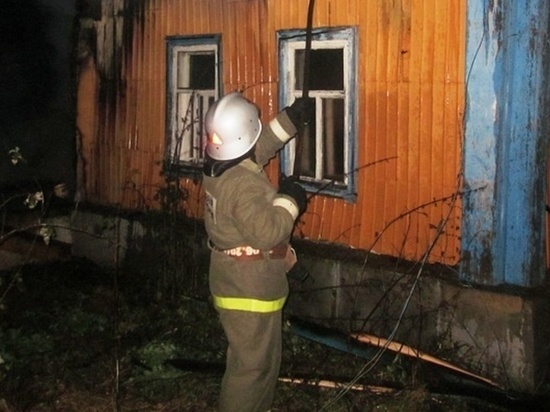 В Верхнехавском районе Воронежской области в сгоревшем доме нашли труп хозяина