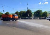 В Рязани проводят аэрацию воздуха и моют дорожное полотно