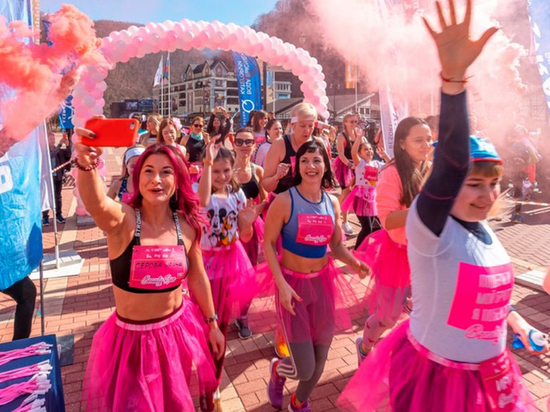 Сотни девушек пробегут по Кисловодскому парку в розовых юбках-пачках