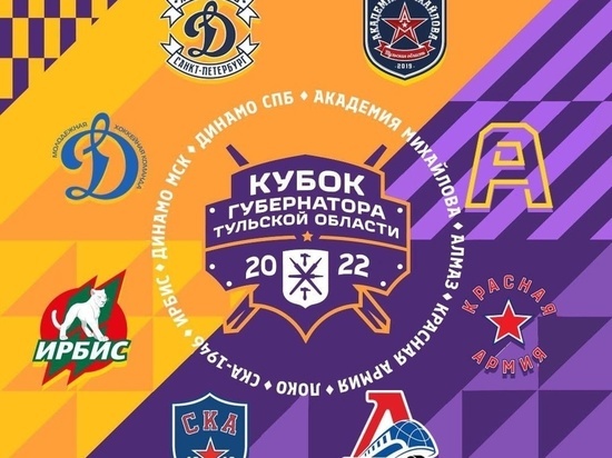 В Туле и Новомосковске состоятся игры Кубка Губернатора Тульской области по хоккею