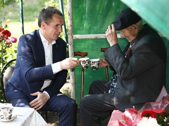 Белгородский губернатор поздравил жителя Прохоровского района со 104-летием