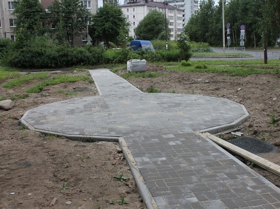 Благоустройство Кукковского сквера в Петрозаводске планируют завершить до конца июля