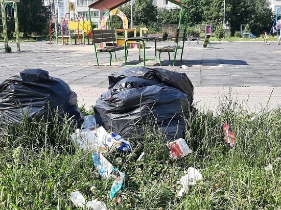 Жительница Рыбного под Рязанью пожаловалась на состояние городского парка