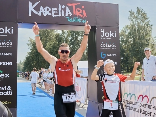 Соревнования по летнему триатлону впервые прошли в столице Карелии