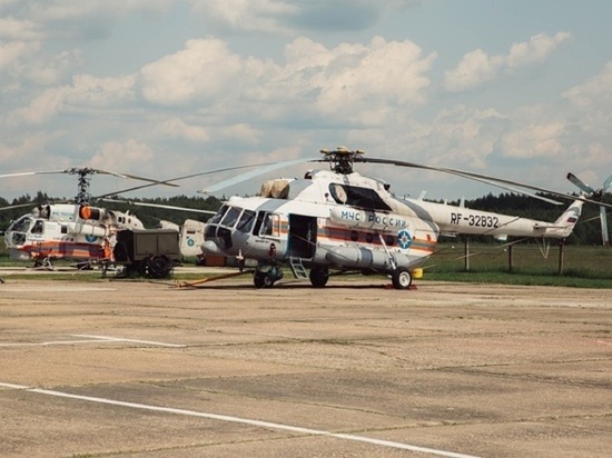 В Тверской области пациента доставили в больницу на вертолёте