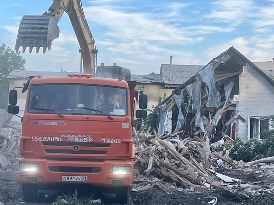 В Белгороде снесут 13 домов, поврежденных в результате обстрела ВСУ