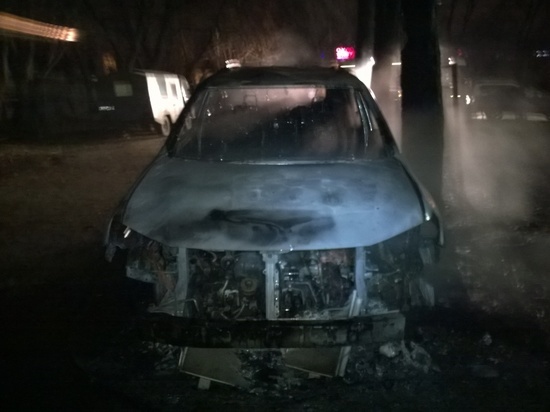 Ночью в Ивановской области опять сгорел автомобиль