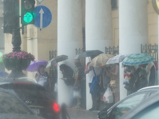 «Желтый» уровень погодной опасности объявили в Петербурге 11 июля из-за грозы и ливней