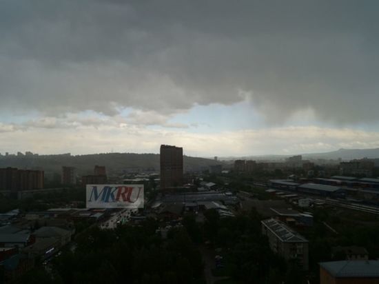 Синоптики прогнозируют  дождь в Красноярске в понедельник, 11 июля