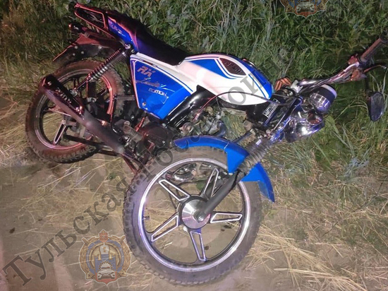 В Кимовском районе 39-летняя автоледи сбила 17-летнего мотоциклиста