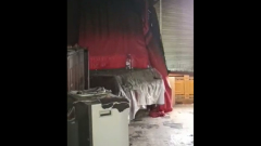 Появилось видео из сгоревшей московской квартиры дочери Гейдара Алиева