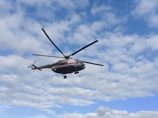 Больного ребёнка из Торжка доставили в Тверь на вертолёте