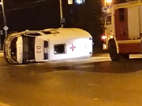 В Омске ещё одна машина «Скорой помощи» попала в аварию