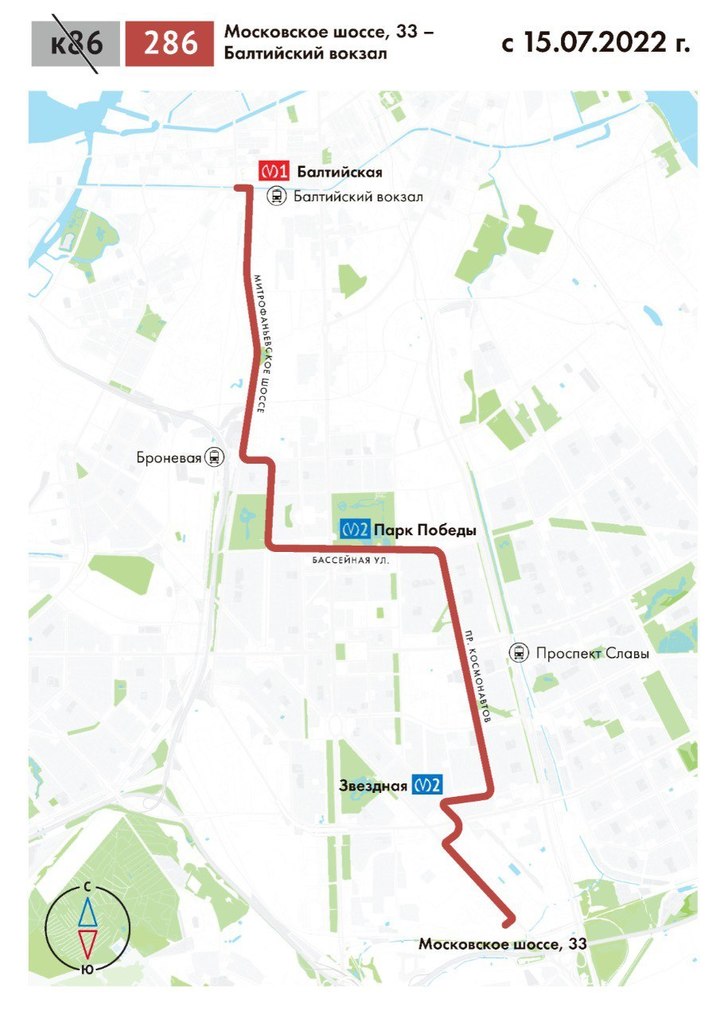 Маршрут автобуса 286 на карте СПб, расписание автобуса …